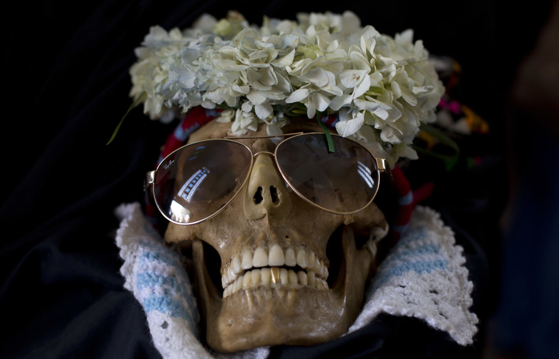 APTOPIX Bolivia Skulls Festival